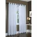 Commonwealth Home Fashions Thermavoile Rhapsody Lined Grommet Panel 10 4 x 63 in., White 70490-109-001